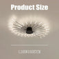 Moderne LED Plafondlamp – 28W Natuurlijk Licht 4500K – Strakke Metalen Plafondverlichting voor Slaapkamer, Woonkamer en Kantoor