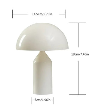 Paddenstoel Touch LED Tafellamp – Dimbaar Kleurenwisselend Nachtlampje voor Sfeer en Decoratie