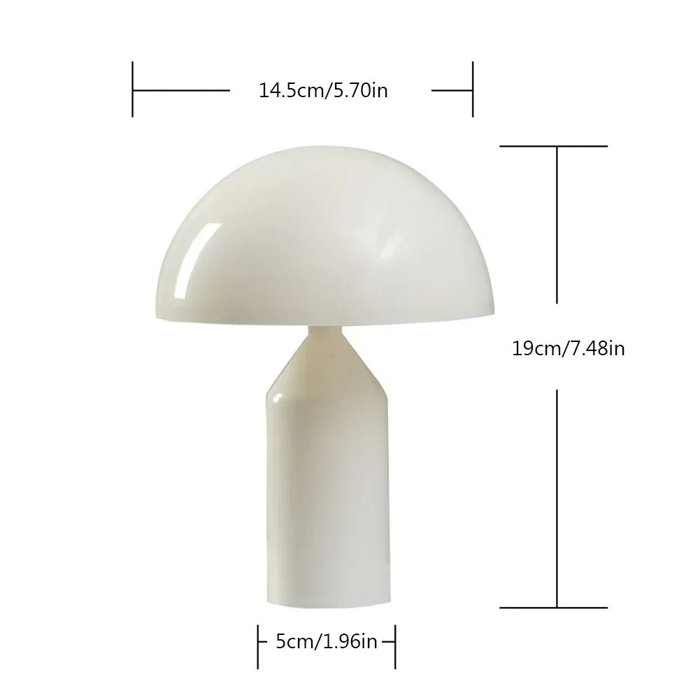 Paddenstoel Touch LED Tafellamp – Dimbaar Kleurenwisselend Nachtlampje voor Sfeer en Decoratie