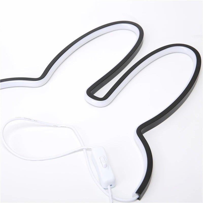 Konijn LED Nachtlampje – USB Bureaulamp, Kinderkamer & Sfeerverlichting, 5W