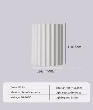 Moderne Hars LED Wandlamp – Macaron Design Sfeerverlichting voor Woonkamer en Slaapkamer