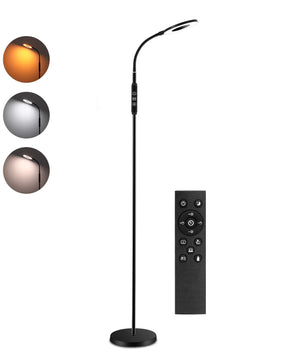 Multifunctionele Dimbare LED Vloerlamp – 360° Verstelbaar – 1800K-6000K – Nachtlamp, Timer & Geheugenfunctie