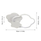 Stervormige LED Plafondlamp – 31W Dimbaar 3000–6500K met Afstandsbediening – Moderne Witte Design Plafondverlichting voor Woonkamer en Slaapkamer