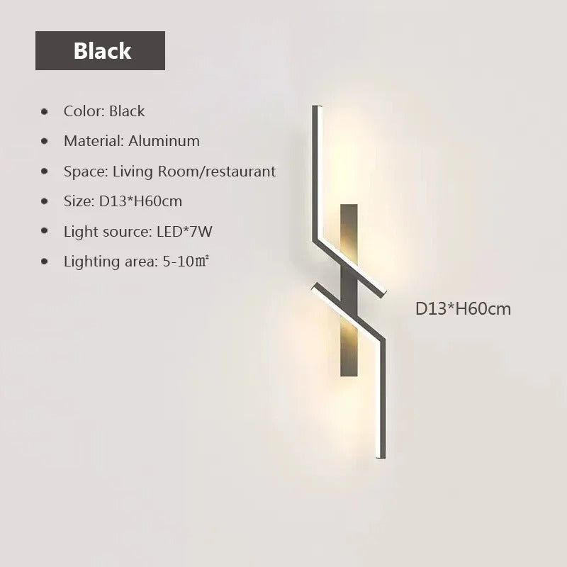 Moderne LED Wandlamp – Up en Down Verlichting voor Woonkamer en Slaapkamer