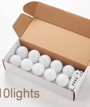 Hollywood LED Make-up Spiegelverlichting – 3 Kleurstanden, USB Aangedreven & Traploos Dimbaar – Professionele Vanity Verlichting voor Spiegel en Make-uptafel