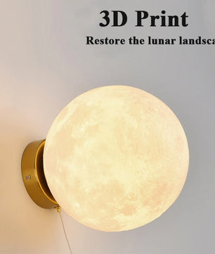 Astronaut Wandlamp – Creatieve Maan LED Verlichting voor Kinderkamer en Slaapkamer
