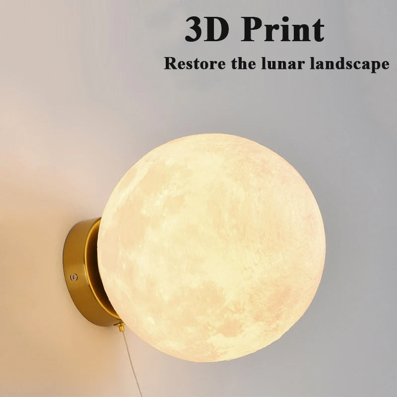 Astronaut Wandlamp – Creatieve Maan LED Verlichting voor Kinderkamer en Slaapkamer