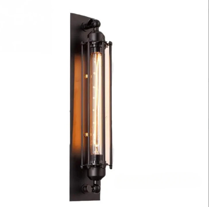 Retro Wandlamp van Smeedijzer – Industriële Amerikaanse Stijl LED Wandkandelaar voor Restaurant, Gang, Woonkamer en Slaapkamer