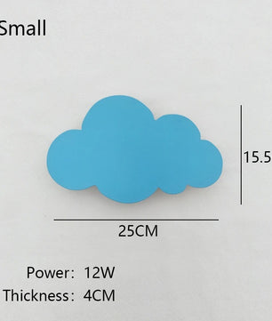 Wolk LED Wandlamp – Dimbare Wandverlichting met Speels Design voor Babykamer en Slaapkamer