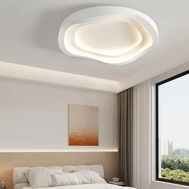 Minimalistische Witte LED Plafondlamp – Moderne Aluminium Plafondverlichting – Mat Design voor Woonkamer en Slaapkamer
