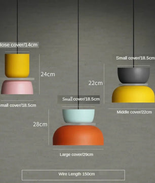 Moderne Macaron LED Hanglamp – Kleurrijke Plafondlamp voor Eetkamer, Slaapkamer & Café