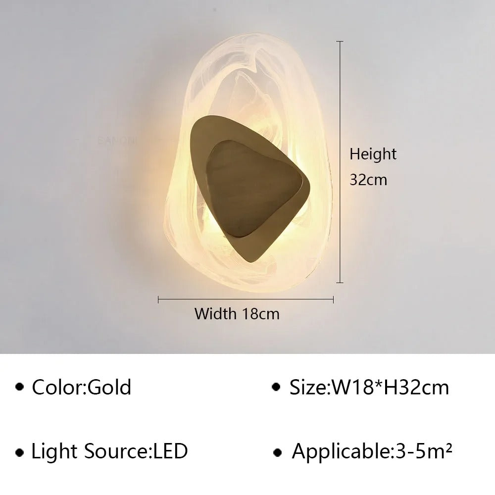 Moderne LED Wandlamp – Acryl en IJzer – Omhoog en Omlaag Verlichting – Minimalistische Wandverlichting voor Woonkamer en Slaapkamer