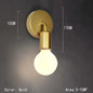 LED Glazen Bol Wandlamp – Metalen Design Wandverlichting in Goud of Zwart – Moderne Sfeerlamp voor Woonkamer en Slaapkamer