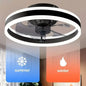 Moderne LED Plafondventilator – Stille Ventilatorlamp met Dimbare Verlichting, Omkeerbare Motor en Afstandsbediening voor Slaapkamer en Woonkamer