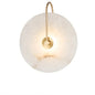 Moderne Scandinavische Wandlamp – Ronde LED Wandverlichting met Marmeren Detail – Minimalistische Wandlamp voor Woonkamer, Slaapkamer & Badkamer