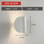 Nordic LED Wandlamp – Creatieve Roterende Wandverlichting – Minimalistische Nachtlamp voor Slaapkamer en Woonkamer
