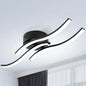 Moderne LED Kroonluchter – 3-Armig Golvend Design – 21W Chroom – Koel Wit 5500K voor Woonkamer, Eetkamer en Hal