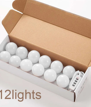 Hollywood LED Make-up Spiegelverlichting – 3 Kleurstanden, USB Aangedreven & Traploos Dimbaar – Professionele Vanity Verlichting voor Spiegel en Make-uptafel