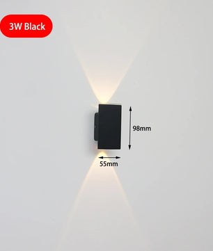 Moderne LED Wandlamp – Aluminium Binnenverlichting voor Slaapkamer, Woonkamer & Gang