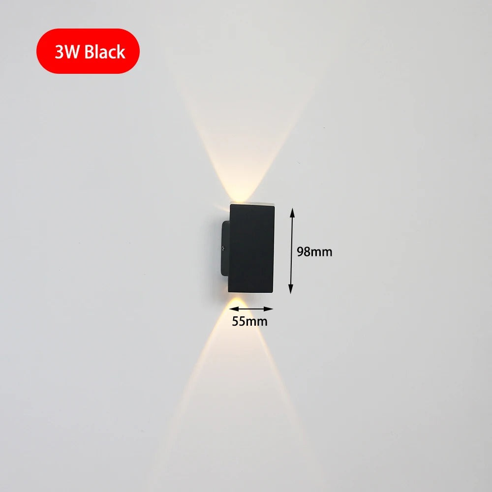 Moderne LED Wandlamp – Aluminium Binnenverlichting voor Slaapkamer, Woonkamer & Gang