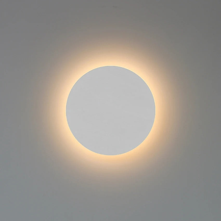 Moderne Ronde LED Wandlamp – Minimalistische Wandverlichting van Aluminium en Acryl – Ø15 of Ø20 cm voor Woonkamer en Slaapkamer