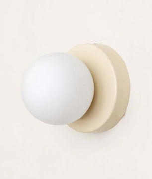 Macaron LED Wandlamp – Mini Glazen Wandlamp 10 of 12 cm – Moderne Sfeerverlichting voor Slaapkamer, Gang en Balkon
