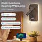 Nachtkastje Wandlamp met USB – 3-in-1 LED Leeslamp en Wandverlichting met Draaibare Spot