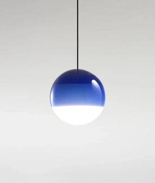 Nordic Kleurrijke Glazen Bol Hanglamp – Moderne LED Plafondlamp voor Eetkamer, Slaapkamer & Café