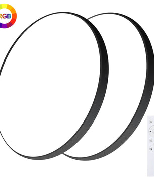 Slimme LED Plafondlamp Ø30 cm – 24W RGB met App en Afstandsbediening – Dimbaar 2700K–6500K voor Woonkamer en Slaapkamer