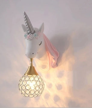 Eenhoorn Wandlamp – Schattige Nordic Wandverlichting voor Kinderkamer en Slaapkamer