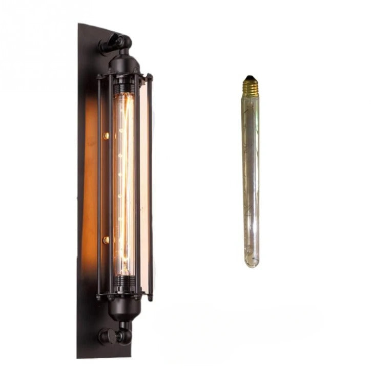 Retro Wandlamp van Smeedijzer – Industriële Amerikaanse Stijl LED Wandkandelaar voor Restaurant, Gang, Woonkamer en Slaapkamer