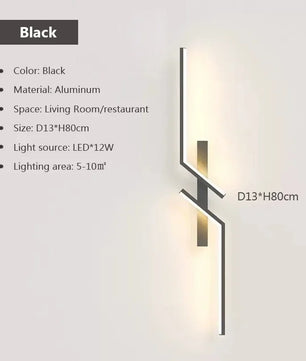 Moderne LED Wandlamp – Up en Down Verlichting voor Woonkamer en Slaapkamer