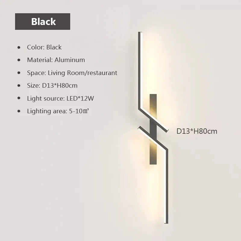 Moderne LED Wandlamp – Up en Down Verlichting voor Woonkamer en Slaapkamer