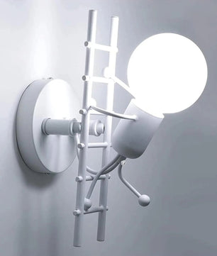 Creatieve Cartoon Wandlamp – Metalen Wandverlichting voor Kinderkamer met E27 Fitting