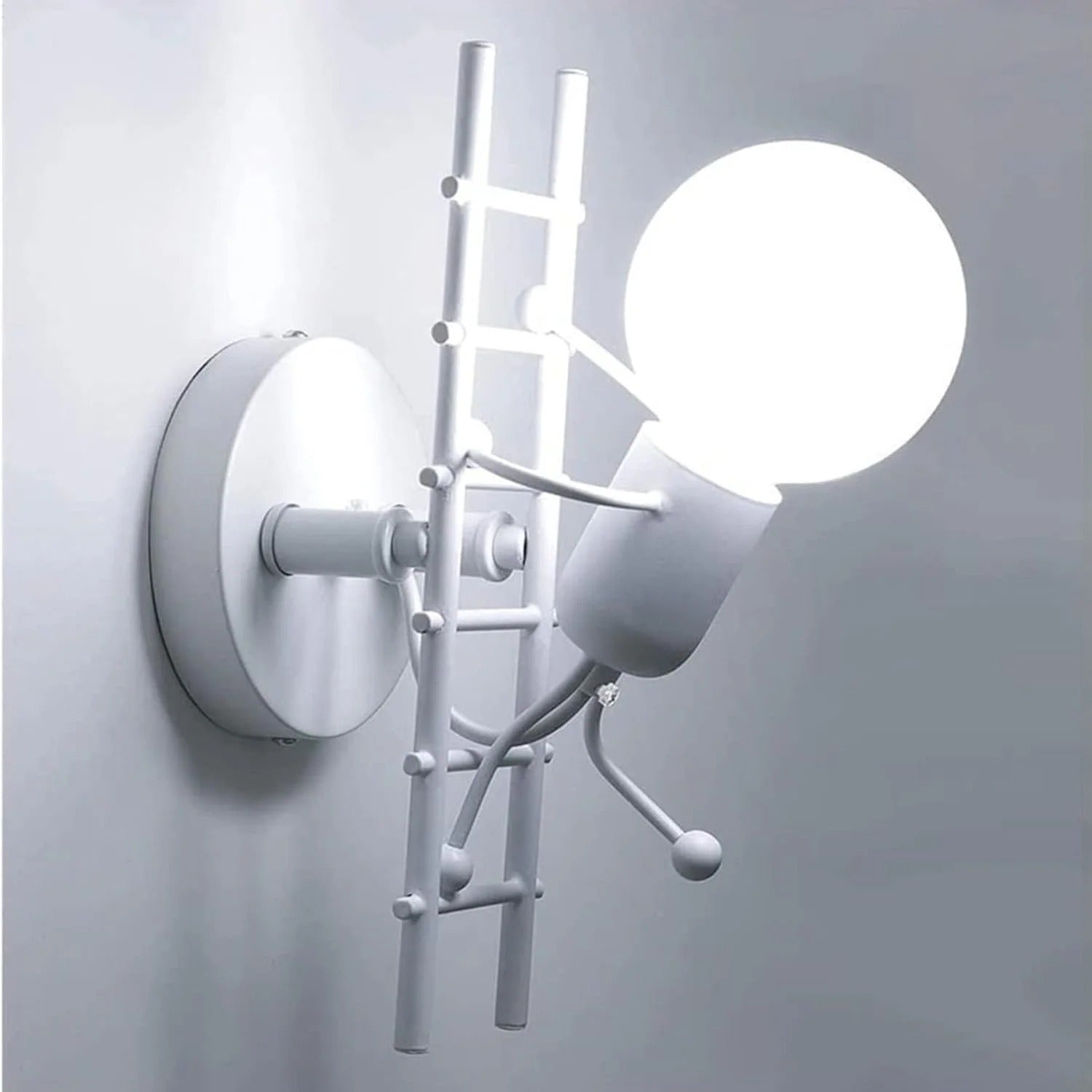 Creatieve Cartoon Wandlamp – Metalen Wandverlichting voor Kinderkamer met E27 Fitting