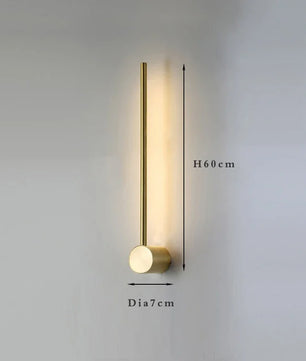 Nordic Wandlamp – Minimalistisch Metaal & LED, Luxe Design voor Woonkamer, Slaapkamer & Hotel