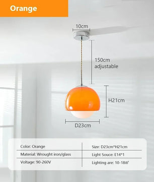 Ronde Hanglamp – Moderne Balvormige Plafondlamp voor Woonkamer, Restaurant & Café