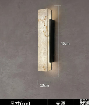 Moderne Marmeren LED Wandlamp – Waterdicht Design voor Binnen en Buiten