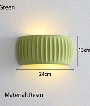 Franse Art Deco Wandlamp – Moderne Europese Wandverlichting van Hars en IJzer voor Slaapkamer, Woonkamer en Gang