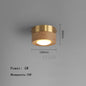 Walnoot Houten LED Plafondlamp – Moderne Minimalistische Plafondverlichting voor Gang en Kamer