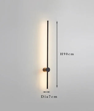 Nordic Wandlamp – Minimalistisch Metaal & LED, Luxe Design voor Woonkamer, Slaapkamer & Hotel