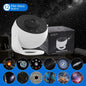 Galaxy Projector 12-in-1 – HD Sterrenhemel Nachtlamp met 360° Rotatie, Verwisselbare Filmschijven & Timer