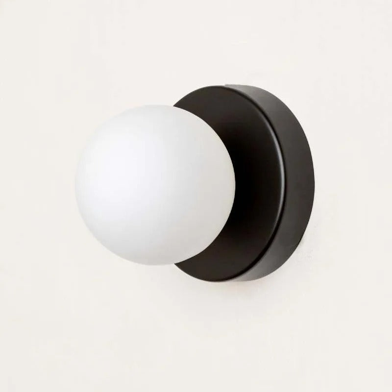 Macaron LED Wandlamp – Mini Glazen Wandlamp 10 of 12 cm – Moderne Sfeerverlichting voor Slaapkamer, Gang en Balkon