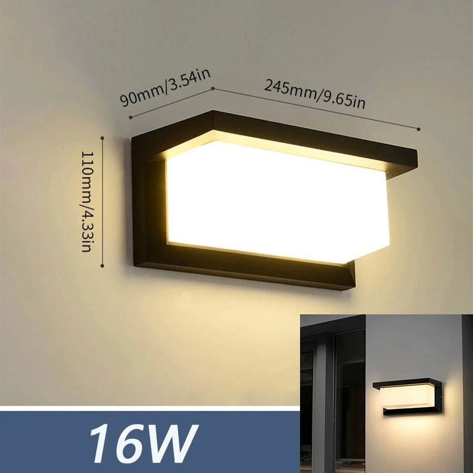 LED Buitenwandlamp met Bewegingssensor – Waterdicht IP66 voor Tuin, Veranda en Entree