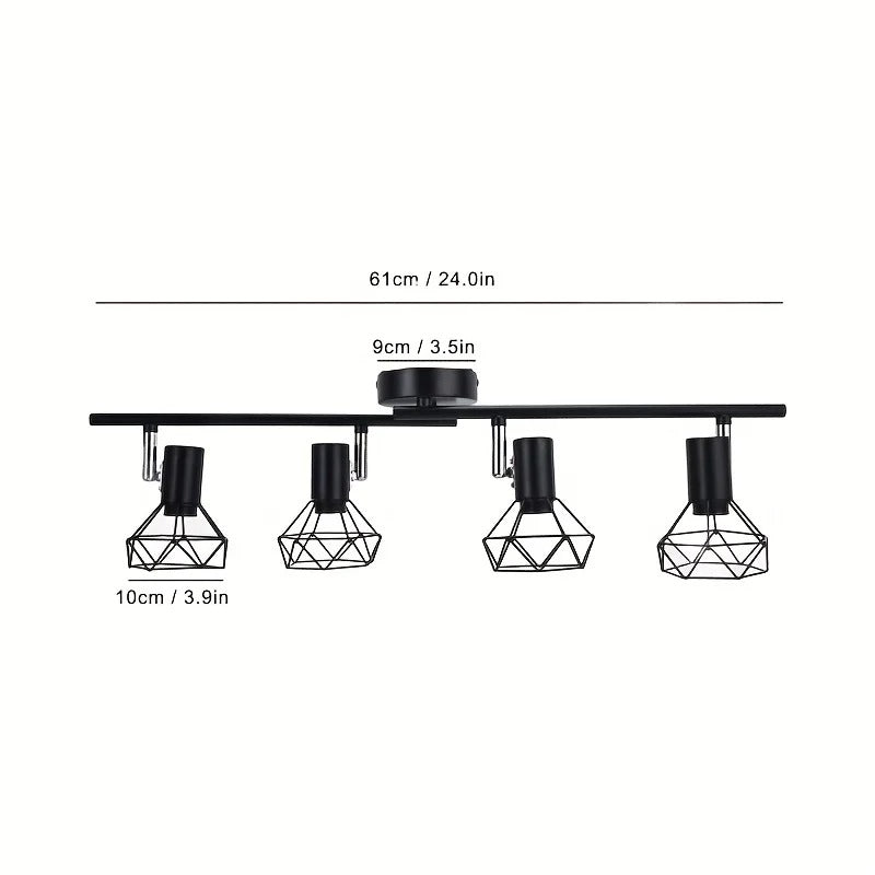 Verstelbare Aluminium LED Plafondlamp – Ø50 cm Ultradun Design – Richtbaar en Modern met Geborstelde Afwerking voor Woonkamer, Eetkamer en Kantoor
