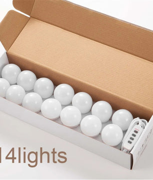 Hollywood LED Make-up Spiegelverlichting – 3 Kleurstanden, USB Aangedreven & Traploos Dimbaar – Professionele Vanity Verlichting voor Spiegel en Make-uptafel