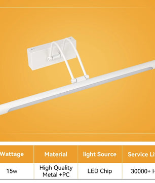 LED Wandlamp met Afstandsbediening – Dimbare Spiegelverlichting met 3 Lichtkleuren – Moderne Wandlamp voor Badkamer, Woonkamer en Slaapkamer