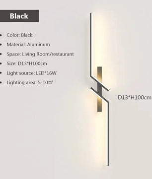 Moderne LED Wandlamp – Up en Down Verlichting voor Woonkamer en Slaapkamer