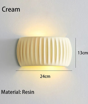 Franse Art Deco Wandlamp – Moderne Europese Wandverlichting van Hars en IJzer voor Slaapkamer, Woonkamer en Gang