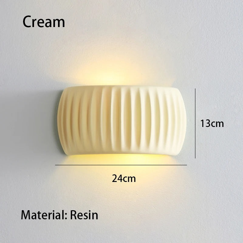 Franse Art Deco Wandlamp – Moderne Europese Wandverlichting van Hars en IJzer voor Slaapkamer, Woonkamer en Gang